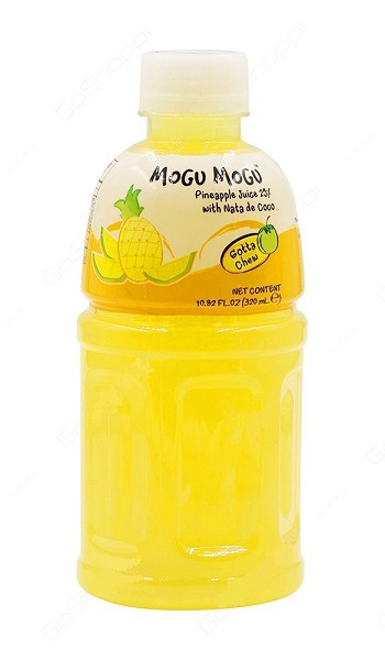 Bevanda con succo di ananas e Nata de Coco Mogu Mogu 320 ml.